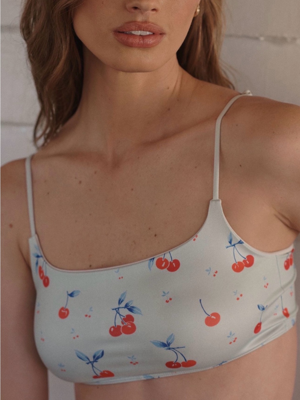 New Cherry Anthropologie Bralette